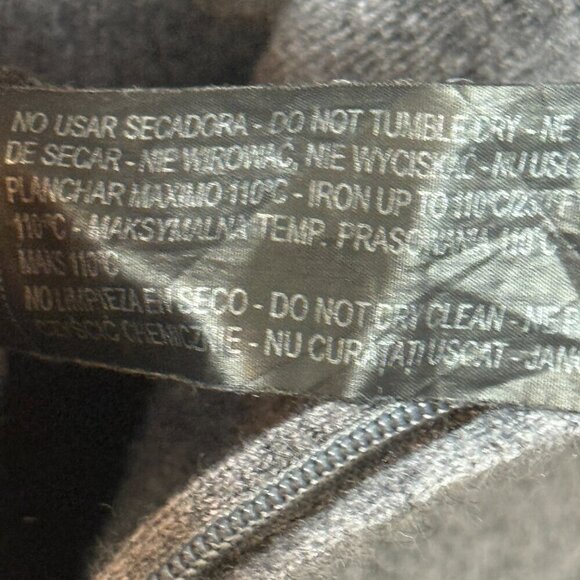 Zara Knit Gray Jumpsuit Wide Leg Mock Crop Neck Business Casual XS - Picture 10 of 13